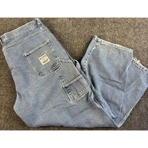 Steve & Barry's Carpenter Jeans 42x32 Denim Workwear 90s Style